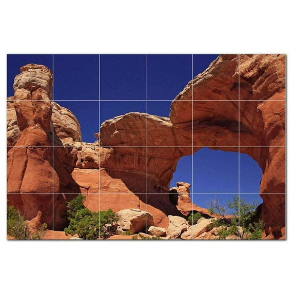 Canyon Picture Ceramic Tile Mural Kitchen Backsplash Bathroom Shower, 404376-S64