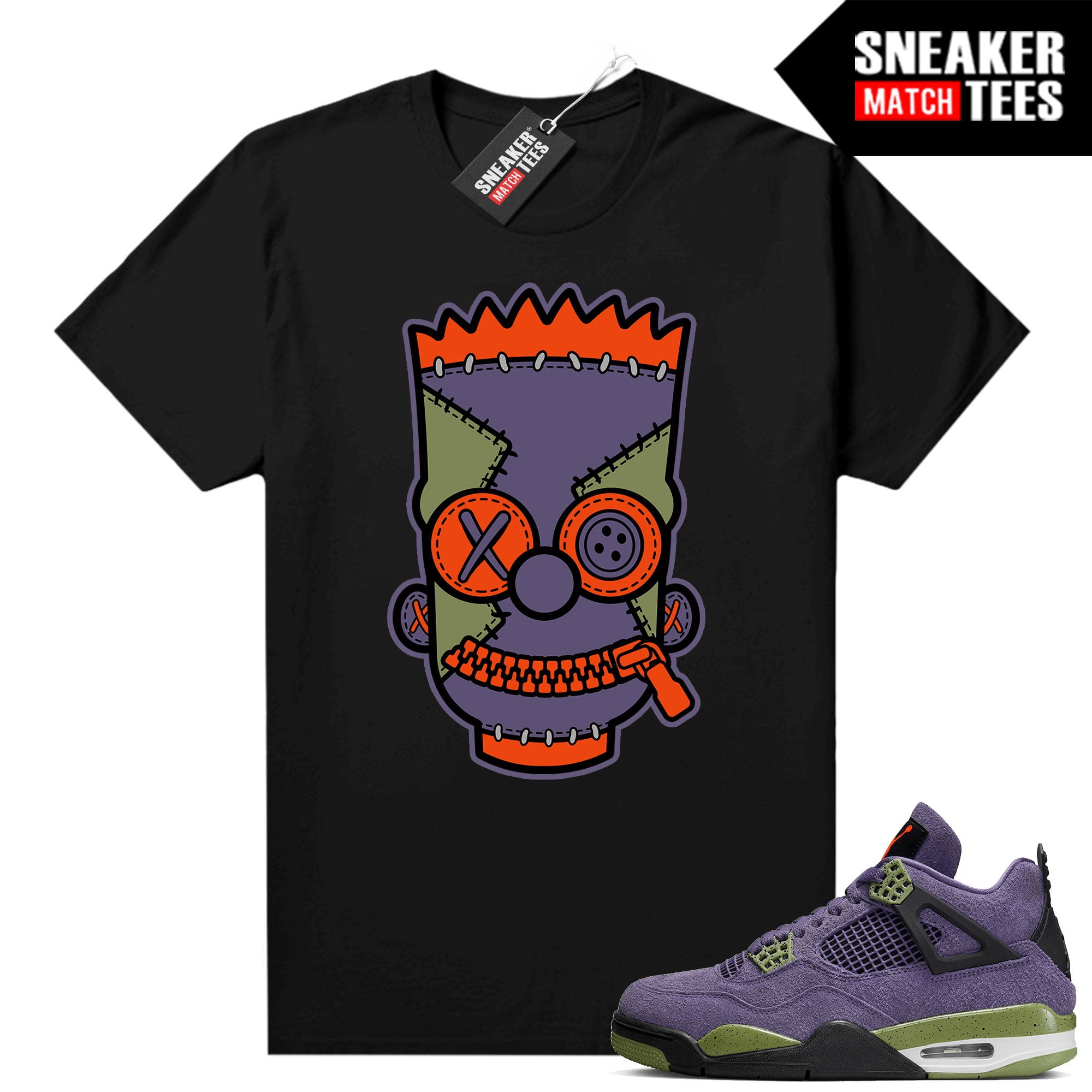 Canyon Purple 4s Matching Sneaker Tees Shirts Black 