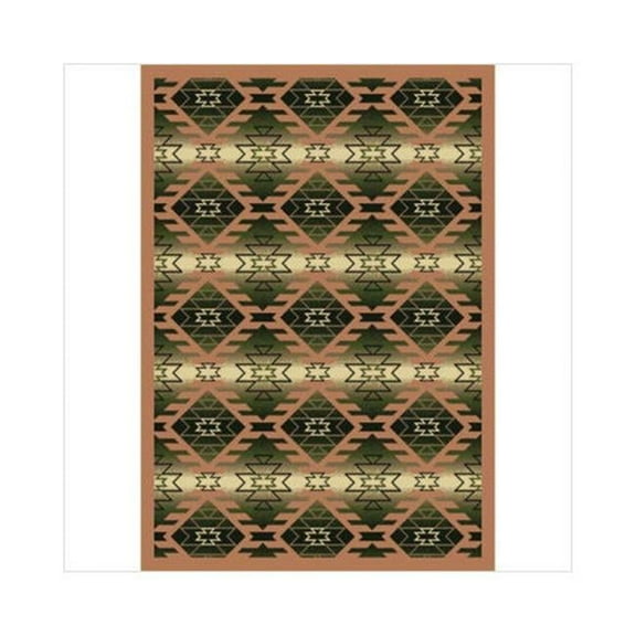 Canyon Ridge Cactus 3 ft.10 in. x 5 ft.4 in. WearOn Nylon Machine Tufted- Cut Pile Whimsy Rug