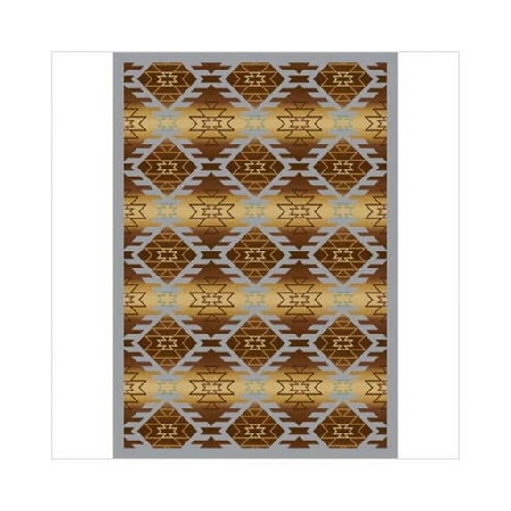 Canyon Ridge Copper Canyon 7 ft.8 in. x 10 ft.9 in. WearOn Nylon Machine Tufted- Cut Pile Whimsy Rug