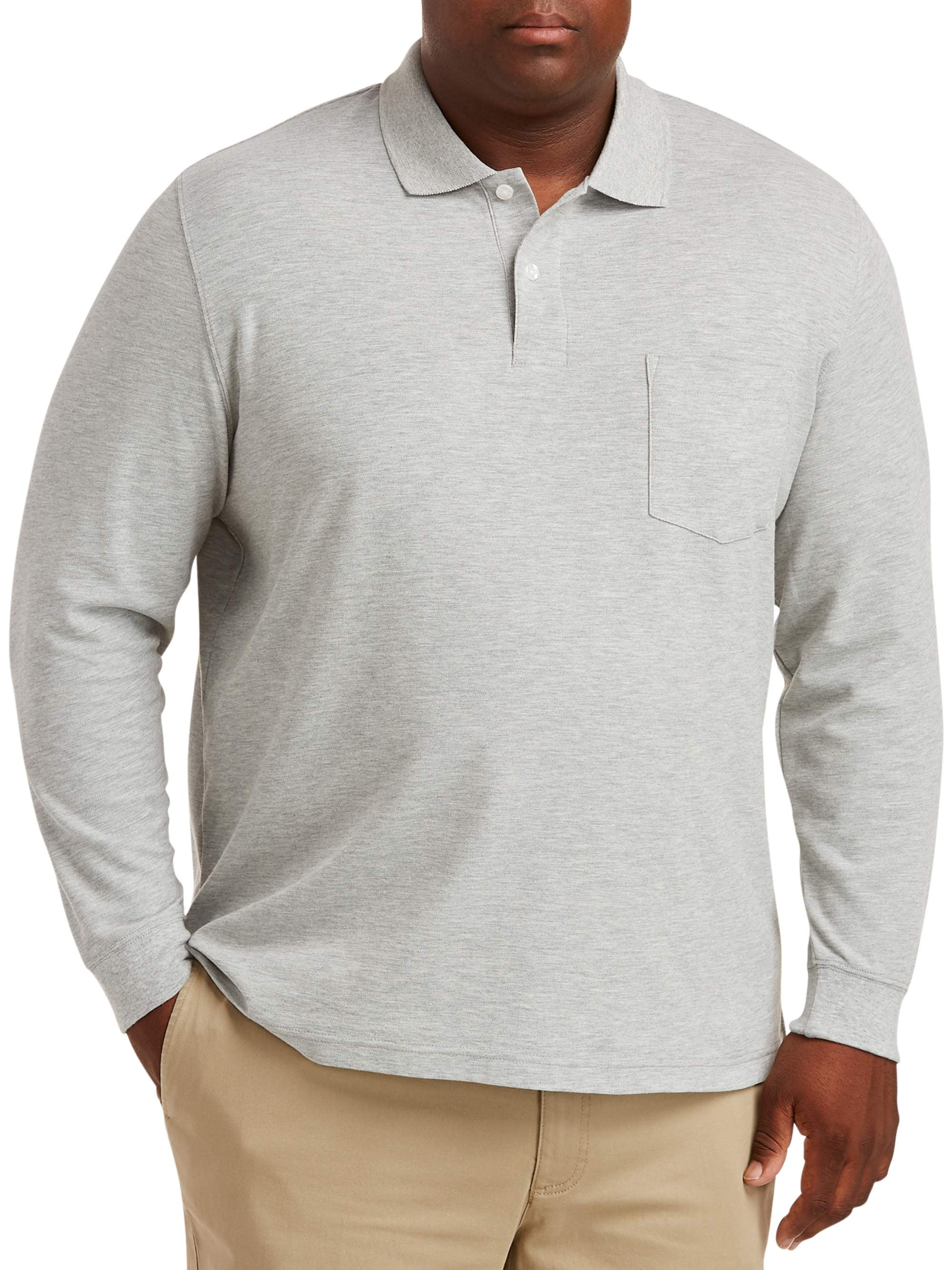 Polo shirts long top sleeve with pocket