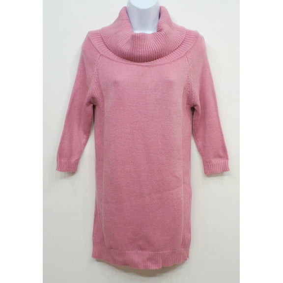 Canyon River Blues Pink Cowl Neck Off Shoulder Sweater Women's Medium