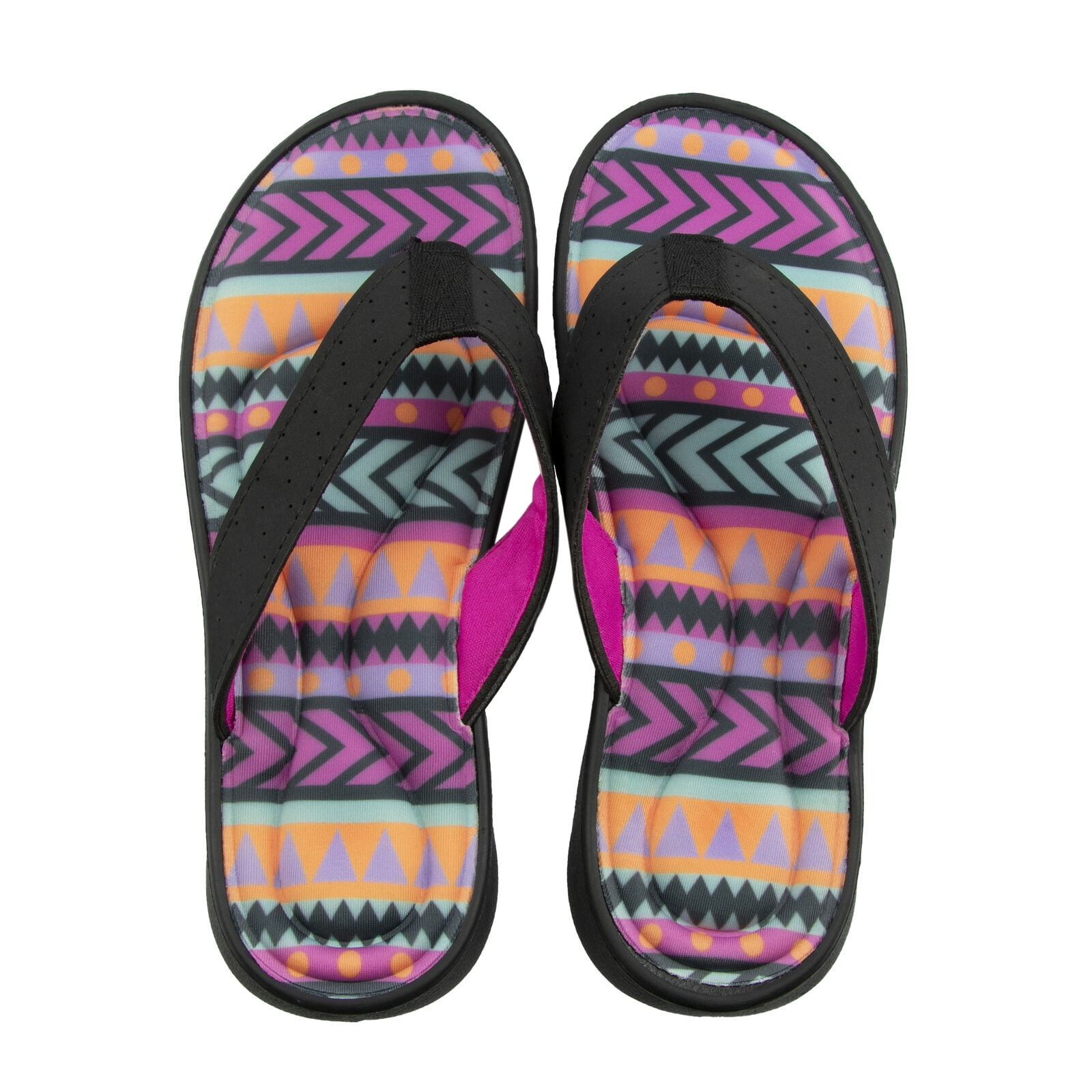 Memory foam flip flops ladies sale