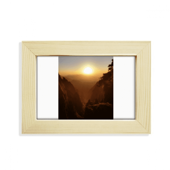 Canyon Sunset Art Deco Fashion Desktop Decorate Photo Frame Picture Art Painting 5x7 inch