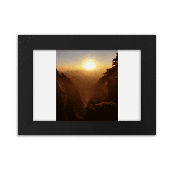 Canyon Sunset Art Deco Fashion Desktop Photo Frame Ornaments Picture Art Painting