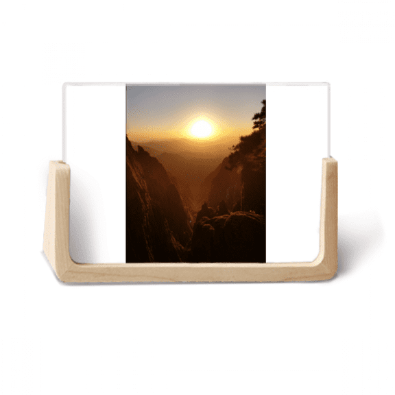 Canyon Sunset Art Deco Fashion Photo Wooden Photo Frame Tabletop Display