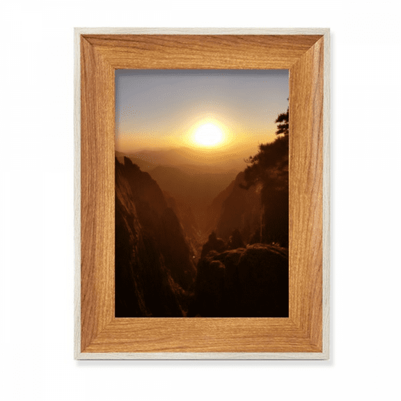 Canyon Sunset Desktop Wooden Photo Frame Display Picture Art Painting Multiple Sets