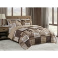 thumbnail image 1 of Canyon Trail Brown 3 Piece Microfiber Comforter Set - King, 1 of 5
