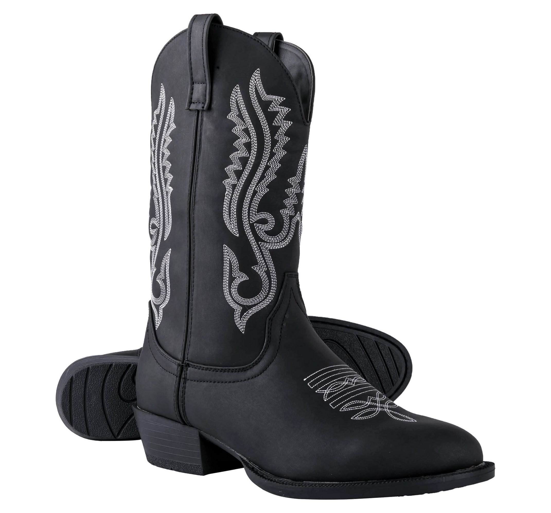 Canyon Trails Mens Classic Durable Round Toe Embroidered Western Rodeo Cowboy Boots - image 1 of 7
