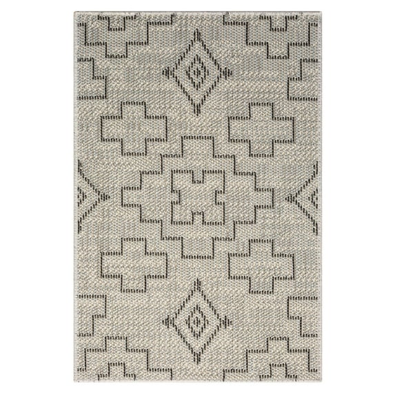 Canyon Tribal Area Rug - Gray, 5'3"x7'3"