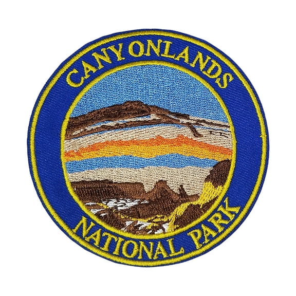 Canyonlands National Park Embroidered Patch Iron/Sew-On Applique Travel Souvenir