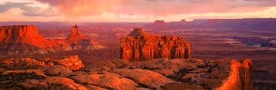 Canyonlands National Park UT USA Canvas Art - Panoramic Images (36 x 12)