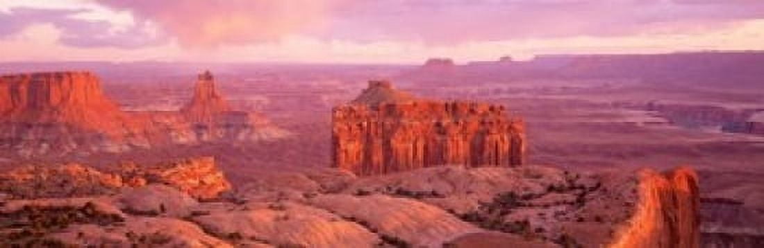 Canyonlands National Park Utah Canvas Art - Panoramic Images (37 x 12)