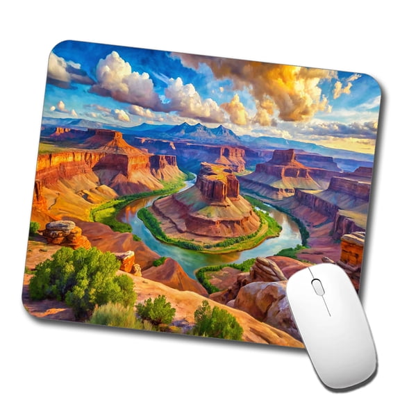 Canyonlands National Park Utah Watercolor Style Mouse Pad Low Profile Gaming Mat
