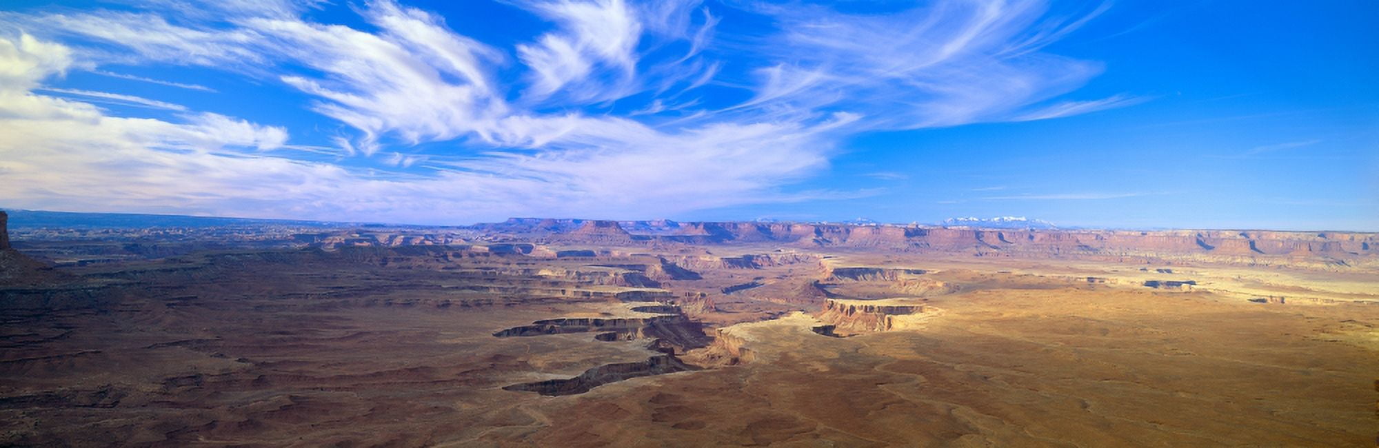 Canyonlands National Park near Moab Utah Canvas Art - Panoramic Images (27 x 9)