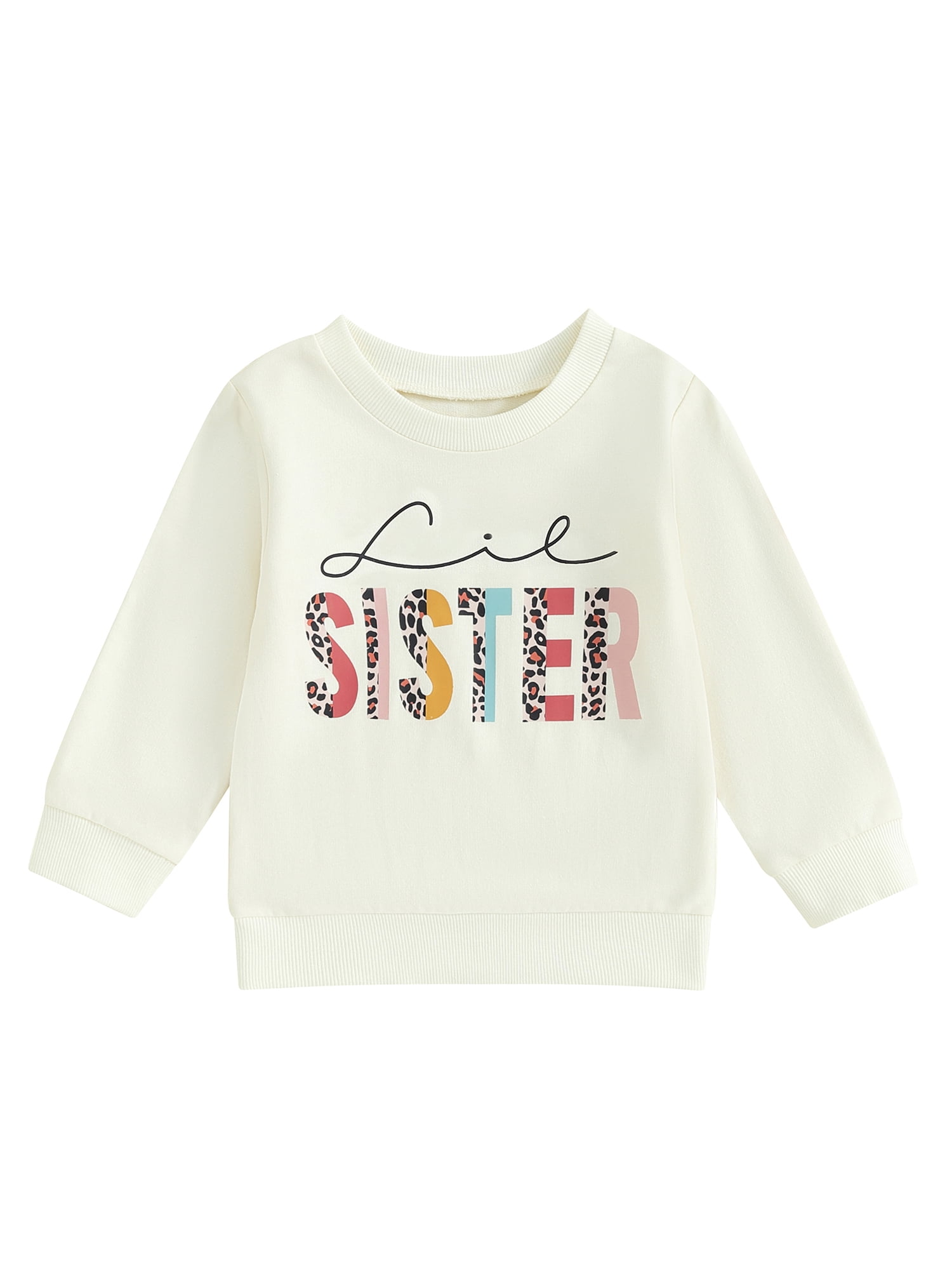 Sister Print Cotton Sweater