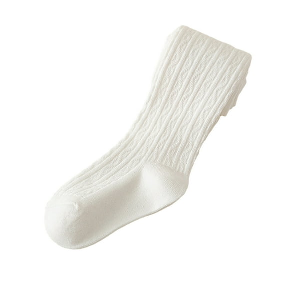 Caoirhny Kids Girls Pantyhose, Elastic Waist Solid Color Lolita Stockings Slim Fit Socks Tights