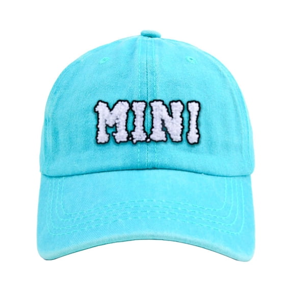 Caoirhny Mother and Daughter Baseball Hat, Wide Brim Letters Adjustable Cap for Casual Daily
