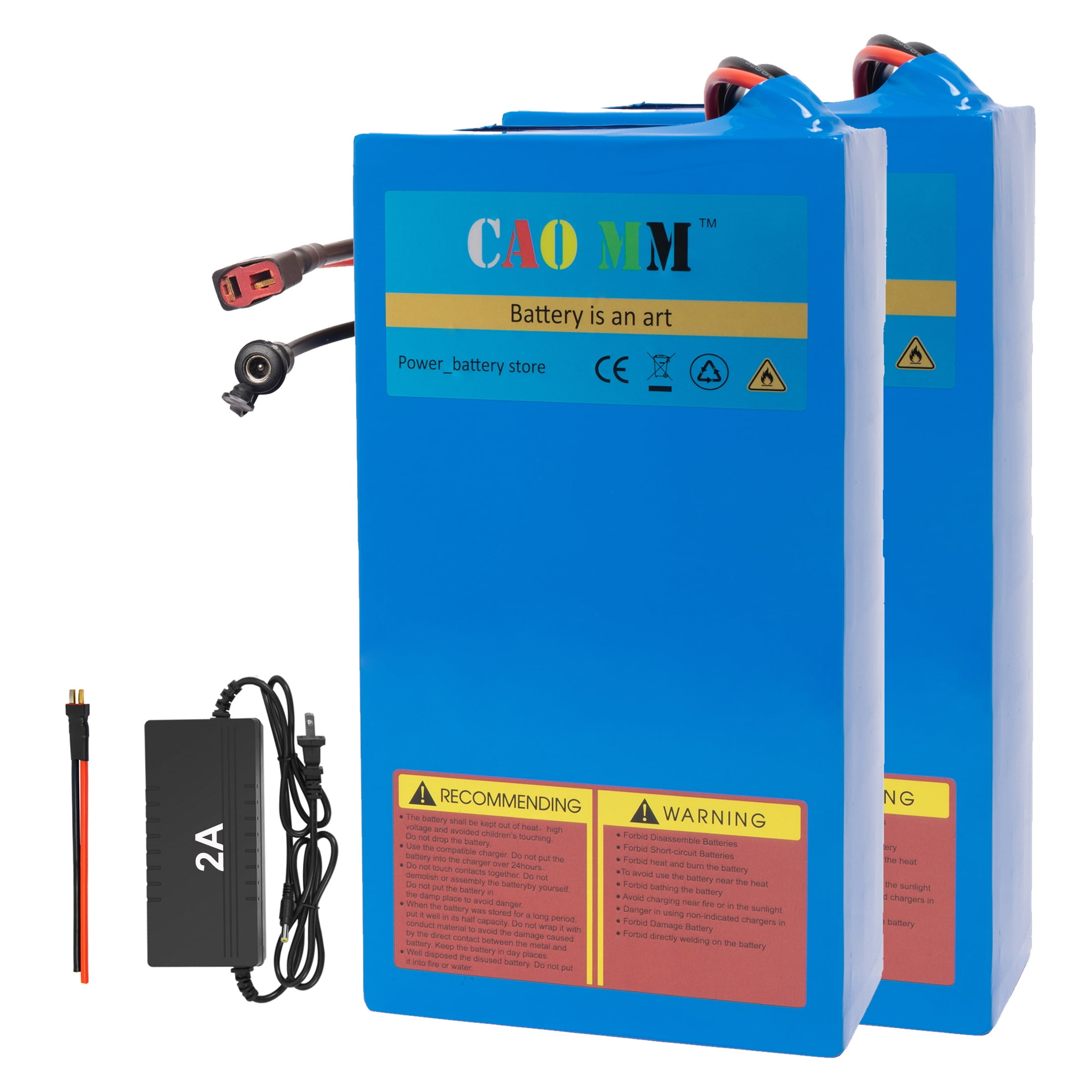 Caomm 2Pcs 48v 20ah Ebike Battery 48v Lithium ion Bicycle Battery