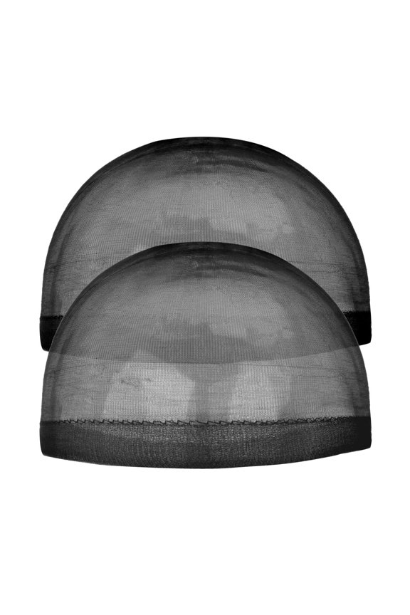Cap, Accessories Breathable Thin Nylon Invisible Transparent Elastic Black