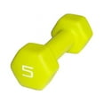 Cap Barbell 5 Lb Pdq Neoprene Dumbbell Green