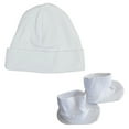 thumbnail image 1 of Cap & Bootie Set - White, 1 of 2