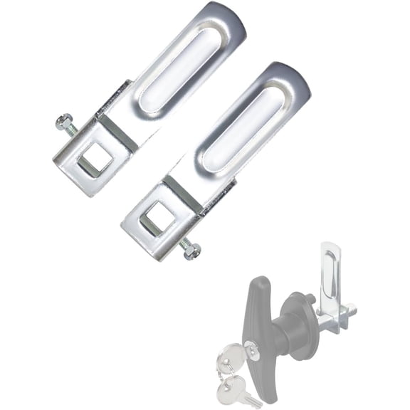 Cap Camper Shell T-Handle Lock Latch Replacement Locking Cam Bed Topper Door Locking Kit Accessories - L&R Cam Only