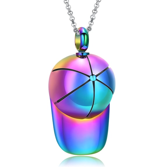 Cap Cremation Urn Pendant Necklace for Cremation Ashes Holder Necklace Memorial Jewelry