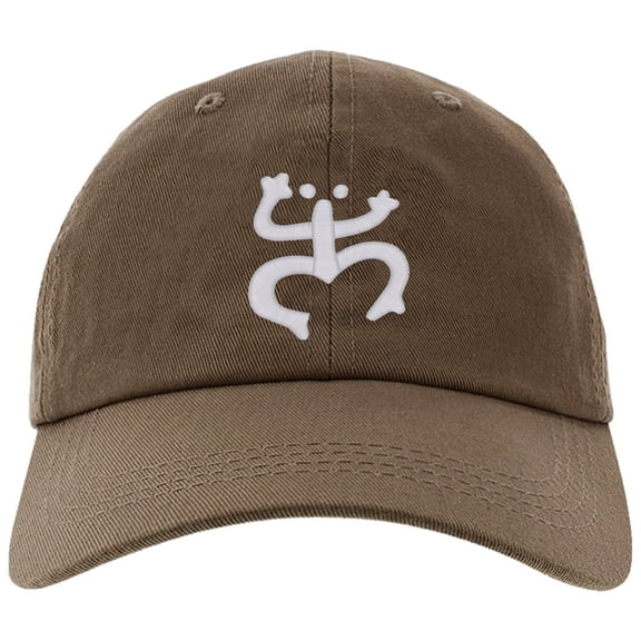 Cap Embroidered Puerto Rico TAINO FROG Cap-EM-0027-Brown