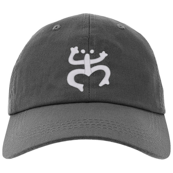 Cap Embroidered Puerto Rico TAINO FROG Cap-EM-0027-Gray