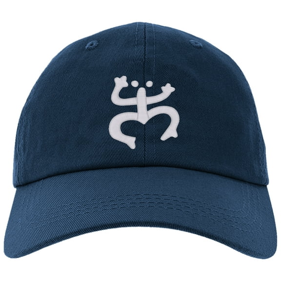 Cap Embroidered Puerto Rico TAINO FROG Cap-EM-0027-Navy