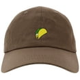 thumbnail image 1 of Cap Embroidered Taco Cap for Men and Women, Adjustable Baseball Cap-EM-0017-Brown, 1 of 2