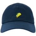 thumbnail image 1 of Cap Embroidered Taco Cap for Men and Women, Adjustable Baseball Cap-EM-0017-Navy, 1 of 2