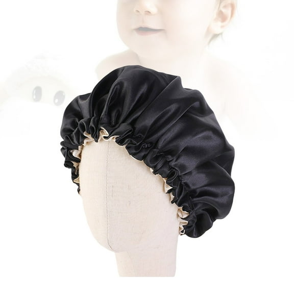 Cap Hat Hair Bathing Chemo Bonnets Sleepingheadslouchy Curly Beanie Elastic Satin Kids Accessories Slap Bath Caps Wrap