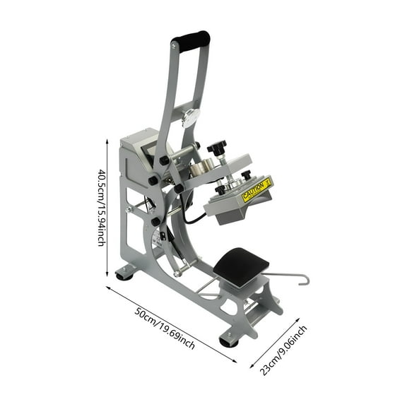 Cap Hat Heat Press Machine LED Display T-Shirt Mug Hat Transfer Sublimation Tool