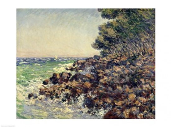Cap Martin 1884 Canvas Art - Claude Monet (24 x 18)