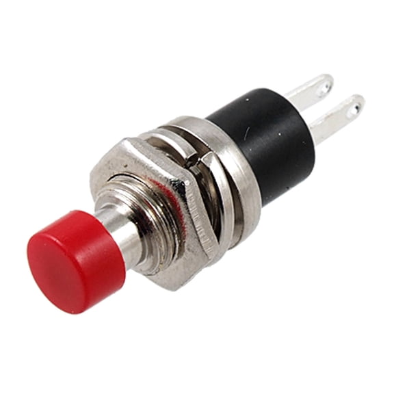 Cap OFF-(ON) NO N/O SPST Momentary Round Push Botton Switch 3A 250V