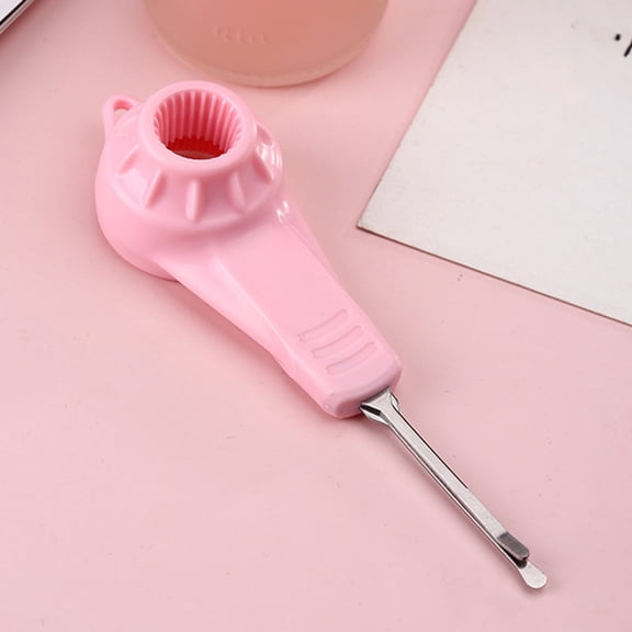 Cap Opener Tool Double Head Jar Bottle Opener For Seniors Arthritis Hands Home Kitchen Easy Grip Lid Remover(Pink)