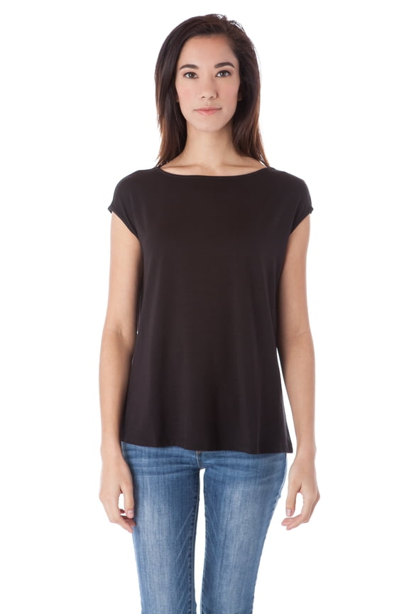 Cap Sleeve Loose Fit Tee