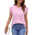 thumbnail image 1 of Cap Sleeve Tops for Women Summer Basic Tee Shirts Casual Loose Fit Tank Tops 2024 Fashion Shermie, 1 of 6