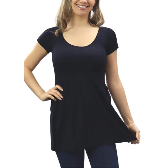 Cap Sleeve Tunic Top