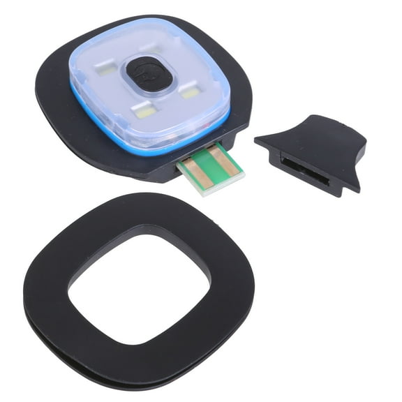 Cap Square Lamp with Battery Suitable for Outdoor Sports Enthusiasts People Working Dog Walking Jogging at Night