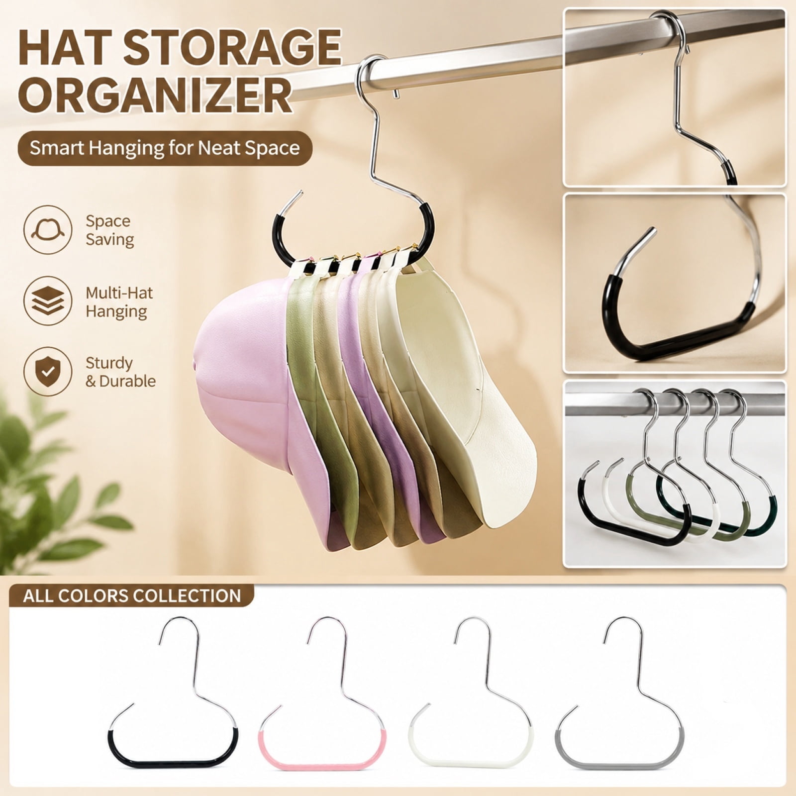 Cap Storage Display Rack, Dorm Storage, Closet Organizer, Storage ...