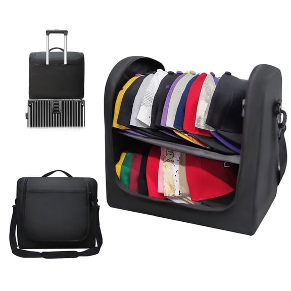 Cap Storage Organiser Stackable Space Saving Baseball Hats Storage Container Portable Polyester Bag