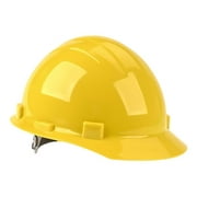Cap Style Hard Hat, 4 Point Adjustable Ratchet, Class E and G, Yellow