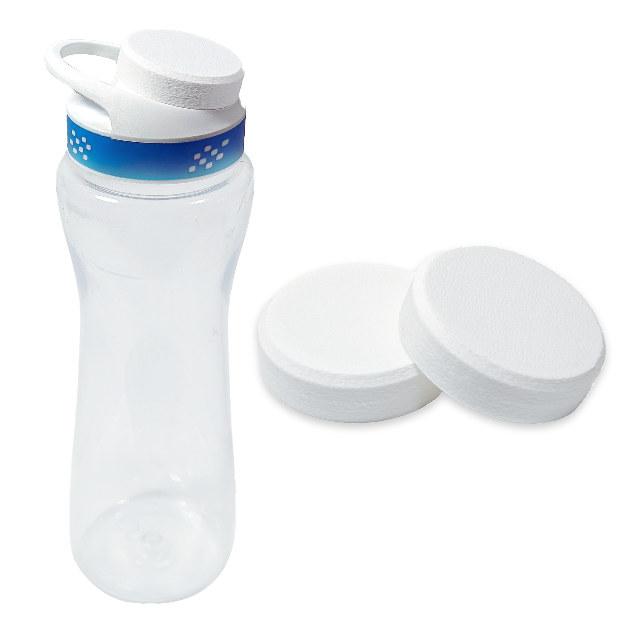Cap for Cirkul Water Bottle Plastic White Cap Lids, 2 Pack, Enhances