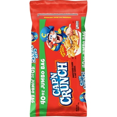 Cap'n Crunch Breakfast Cereal Original, 40oz Bag
