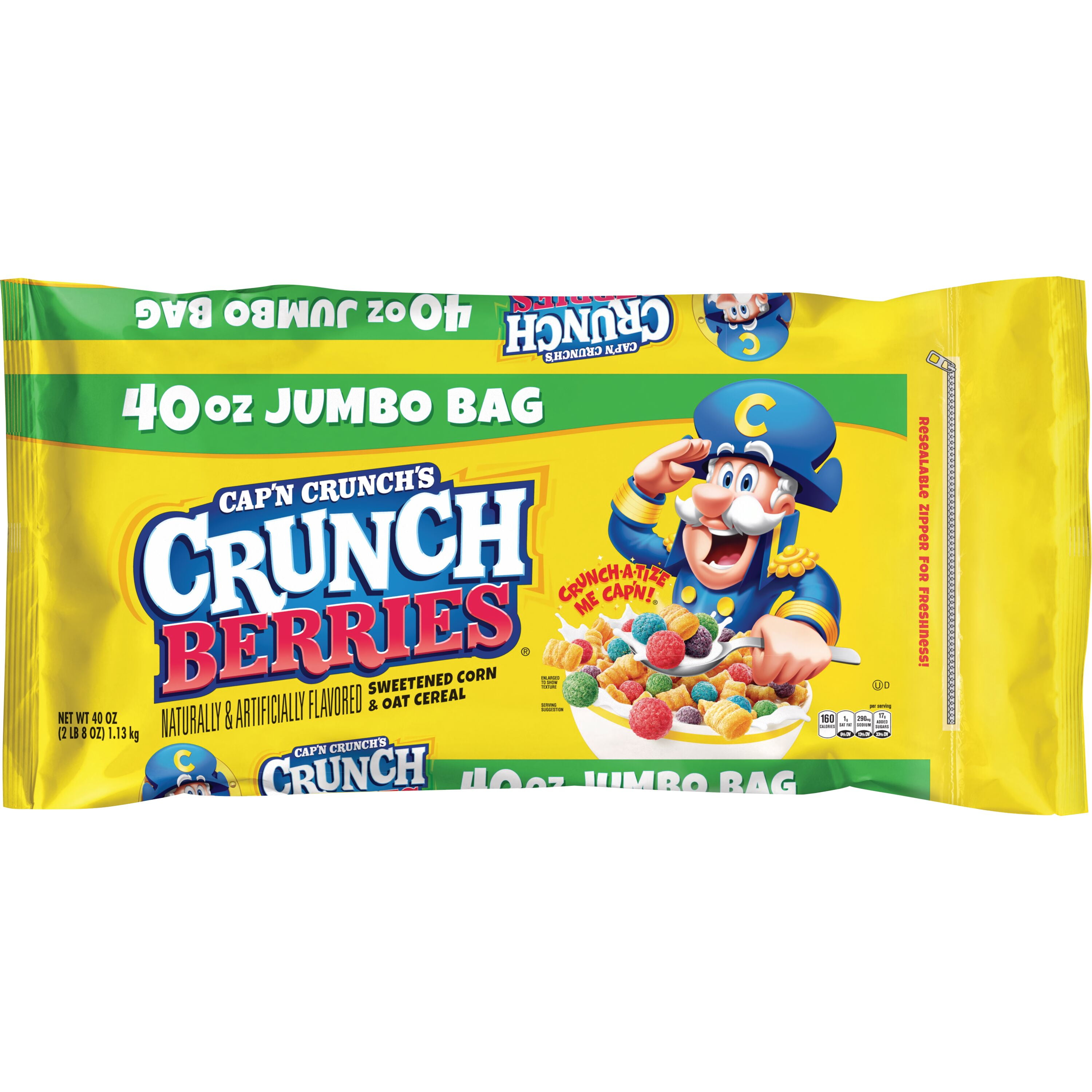 Crunchhouse ★FIELD EARTH KB 152 Cap'n Crunch's Big Size Crunch Berries Breakfast Cereal, 40 oz