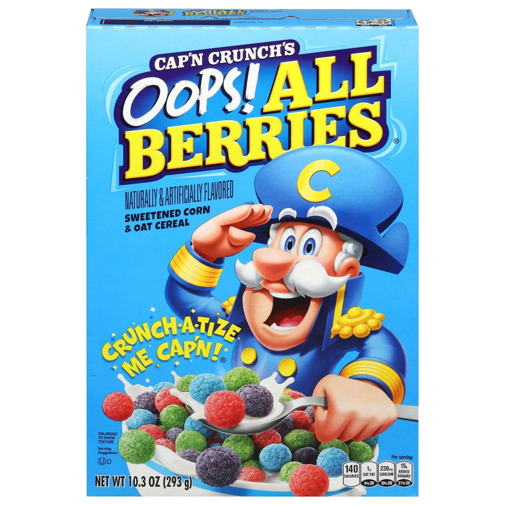 Cap'n Crunch's Oops All Berries® Cereal - Walmart.com