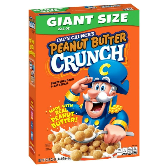 Cap'n Crunch's Peanut Butter Crunch Giant Size Cereal
